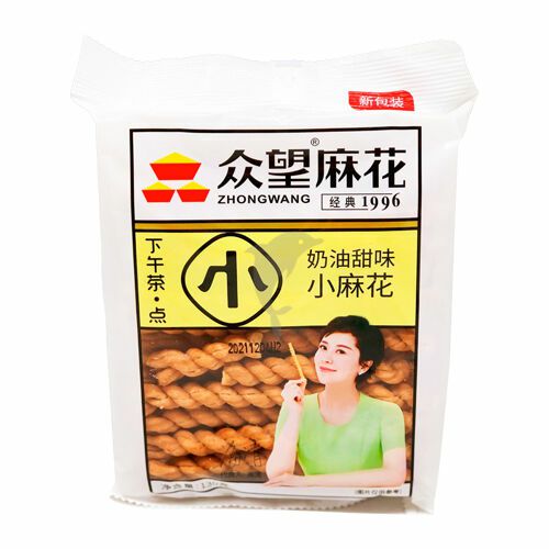 Biscuits&Cakes | ZHONGWANG fried dough twist – Sweet cream 130g Biscuits&Cakes Biscuits&Cakes