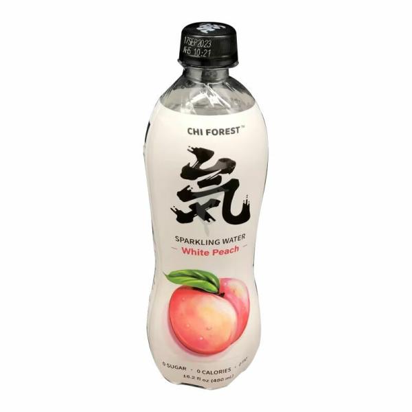 Drinks | Chi Forest Sparkling Water -Peach Flavour 480ml Drinks Drinks