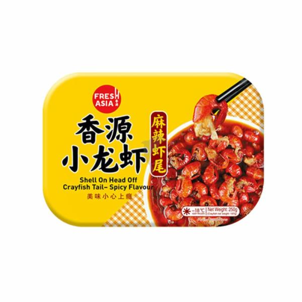 Frozen Food | FRESHASIA Shell On Head Off IQF Crayfish Tail-Spicy Flavour 250g Food Frozen Food