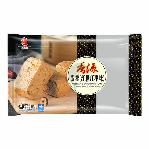 Frozen Food | FRESHASIA Steamed Sponge Cake (Brown Sugar & Dates Flavor) 400g Food Frozen Food