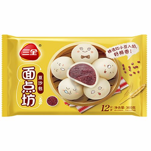 Frozen Food | SQ Red Bean Paste Bun 360g Food Frozen Food