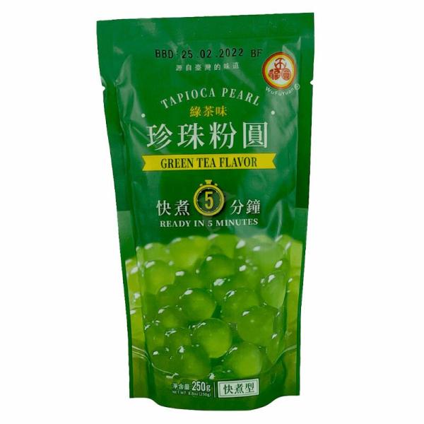 Ingredients&Rice | [Buy 1 Get 1 Free]WUFUYUAN Tapioca Pearl – Green Tea 250g Food Ingredients&Rice