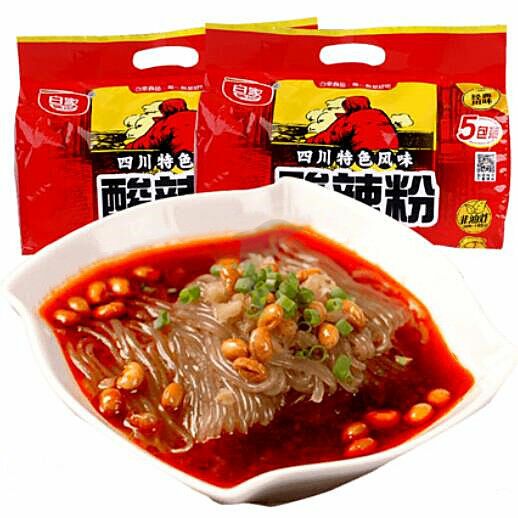 Instant Food | BAIJIA BAG NOODLES MULTI PACK SOUR HOT – 5 PACKS 540g Food Instant Food