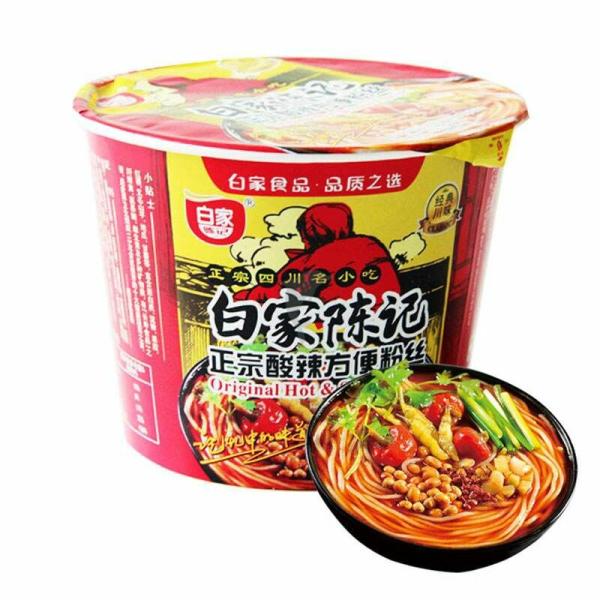 Instant Food | BAIJIA Bowl Noodles Hot & Sour Food Instant Food