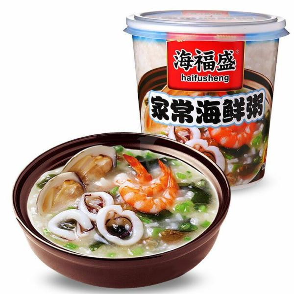 Instant Food | HAIFUSHENG Seafood Flavour Congee 38g Food Instant Food