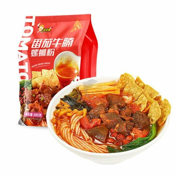 Instant Food | HAOHUANLUO Snail Vermicelli-Tomato Flavour 385g Food Instant Food