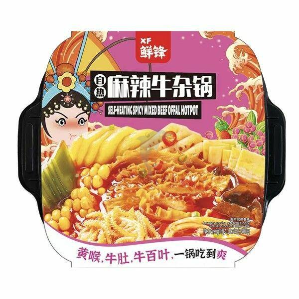 Instant Food | XIANFENG Self-Heating Hotpot-Spicy Mixed Beef Offal 480g Food Instant Food