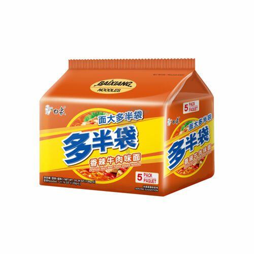 Instant Noodles | BAIXIANG Instant Noodles (Spicy Beef) 690g Food Instant Noodles