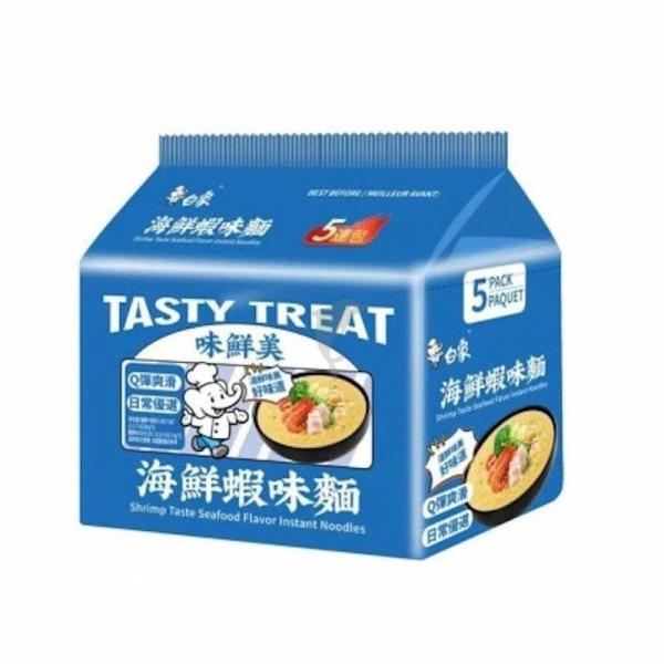 Instant Noodles | BAIXIANG Noodle-Shrimp Seafood 5 packs 435g Food Instant Noodles