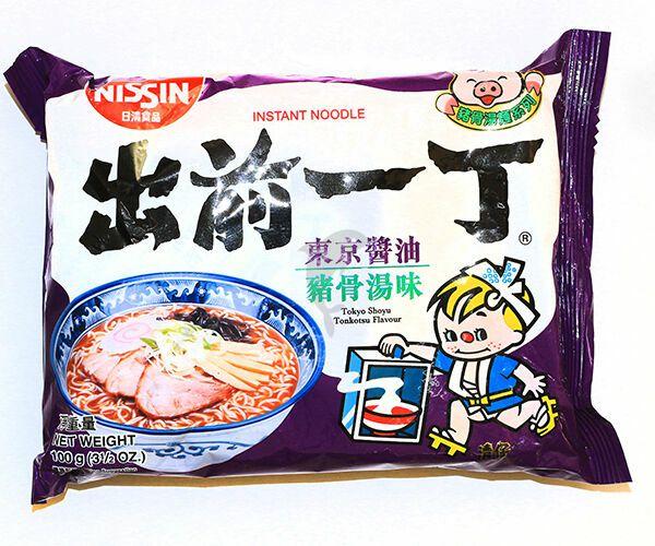 Instant Noodles | （Bag）NISSIN SHOYU TONKOTSU 100g Food Instant Noodles