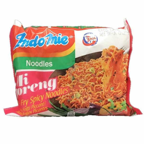 Instant Noodles | INDOMIE Mi goreng Hot & Spicy 80G Food Instant Noodles