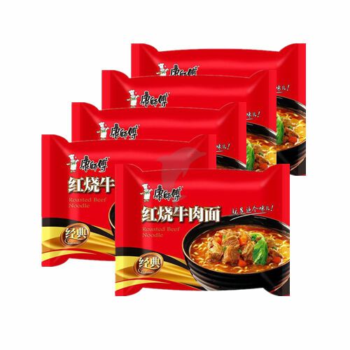 Instant Noodles | MASTER KONG Instant Noodles – Braised Beef 103g*5 Food Instant Noodles