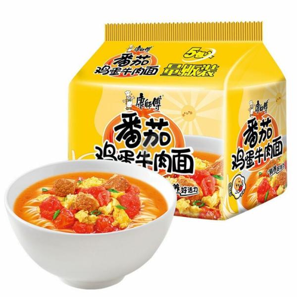 Instant Noodles | MASTER KONG Tomato Egg Beef Noodles 505g Food Instant Noodles