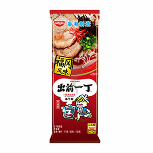 Instant Noodles | NISSIN Demae Ramen Bar Noodles – Aka(Spicy)Tonkotsu Flavour 174g Food Instant Noodles