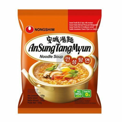 Instant Noodles | NONGSHIM An Sung Tang Myun Ramyun Hot & Spicy Food Instant Noodles