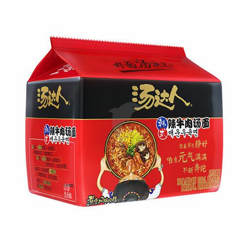 Instant Noodles | Tangda Instant Noodles Korean Style Spicy 125g*5 Food Instant Noodles