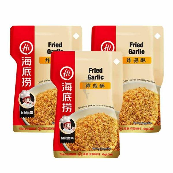 Seasoning | 【Three Packs Special】HDL Fried Garlic 30g Food Seasoning