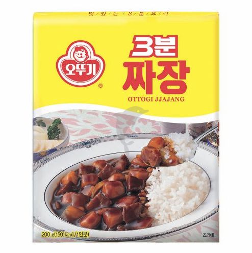 Seasoning | Ottogi 3 Mins Jjajang (Black Bean Sauce) 200g Food Seasoning