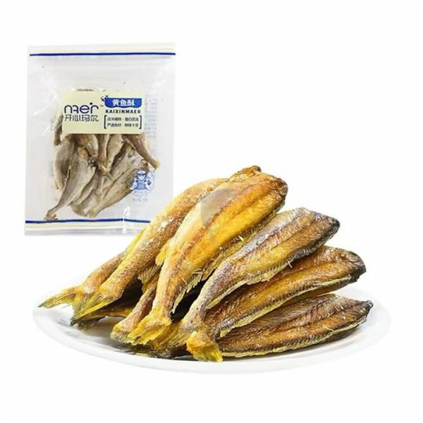 Snacks | KAIXINMAER Yellow Croaker Crisps 35g Food Snacks