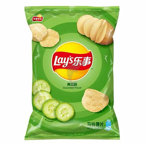 Snacks | Lays Potato Chips Cucumber Flavor 70g Food Snacks